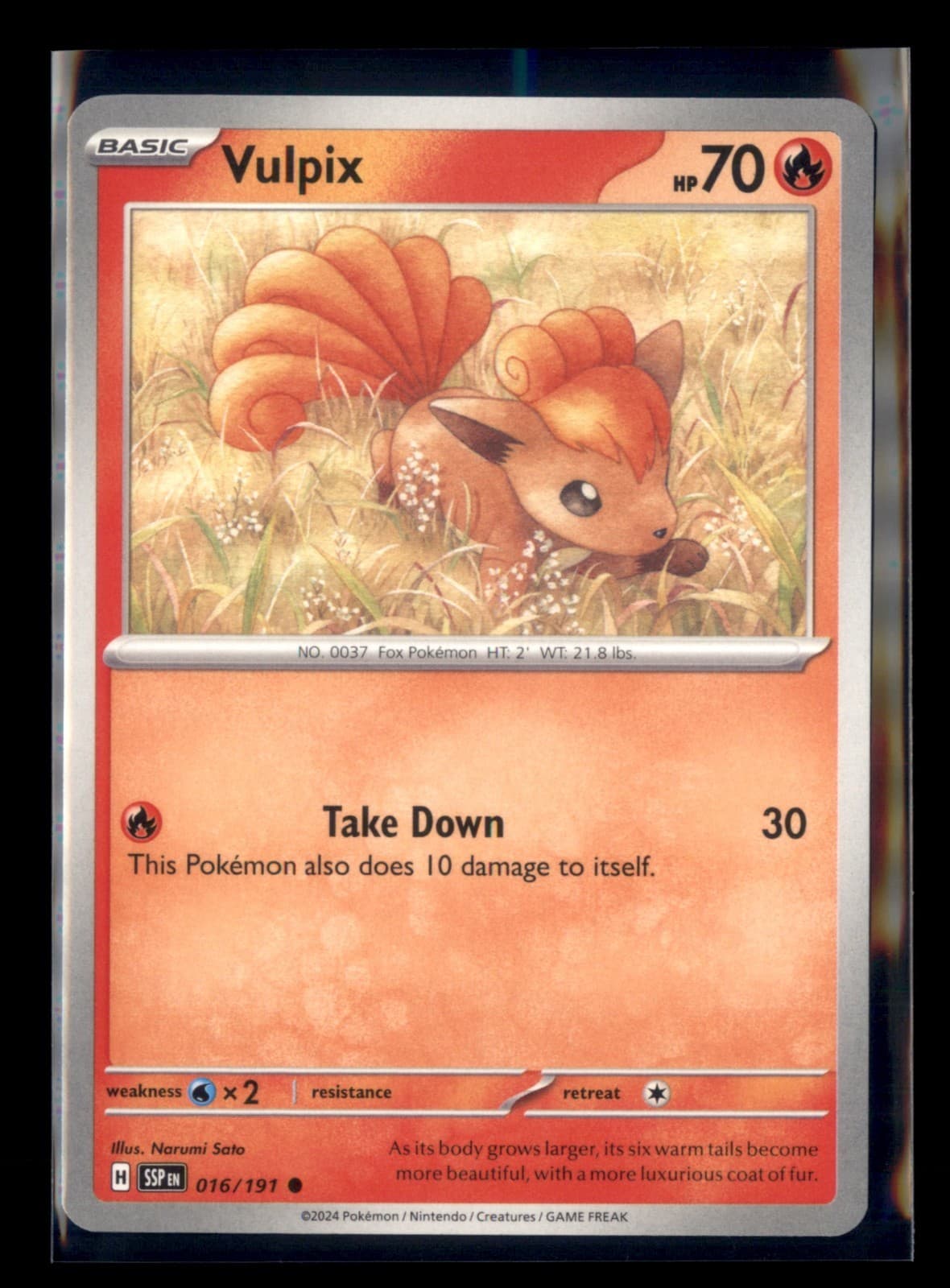 Pokemon Surging Sparks - Vulpix #16