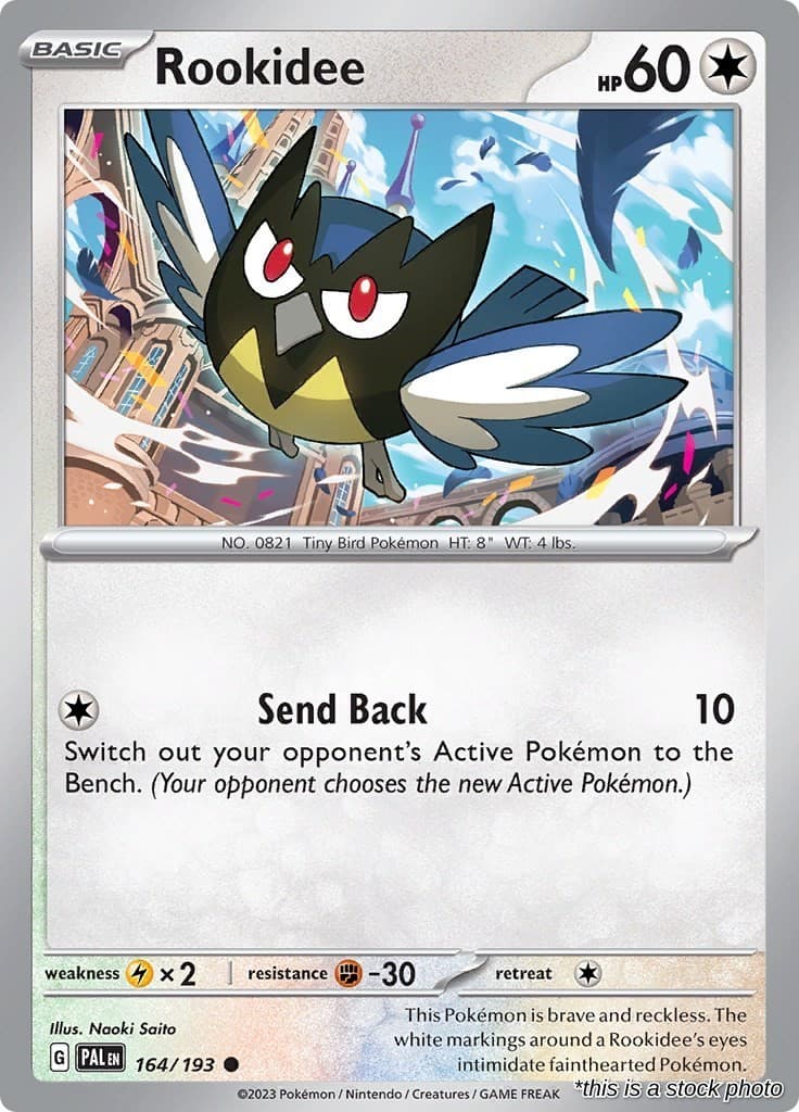 Pokemon Rookidee 164/193 NM Paldea Evolved