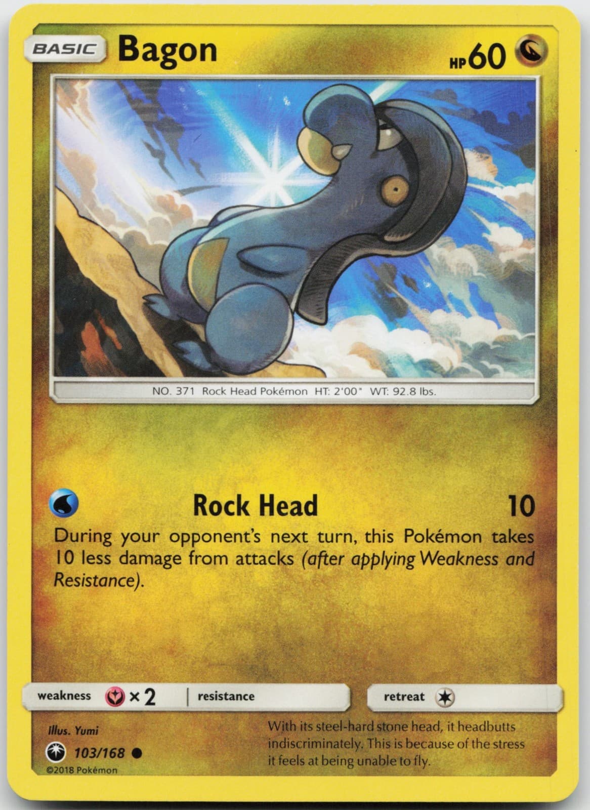 Bagon (103) Pokemon SM - Celestial Storm 103/168 LP