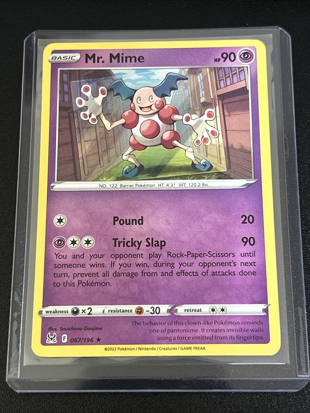 2022 Mr. Mime 67/196 - Rare - Lost Origin - NM/MINT Pokémon TCG