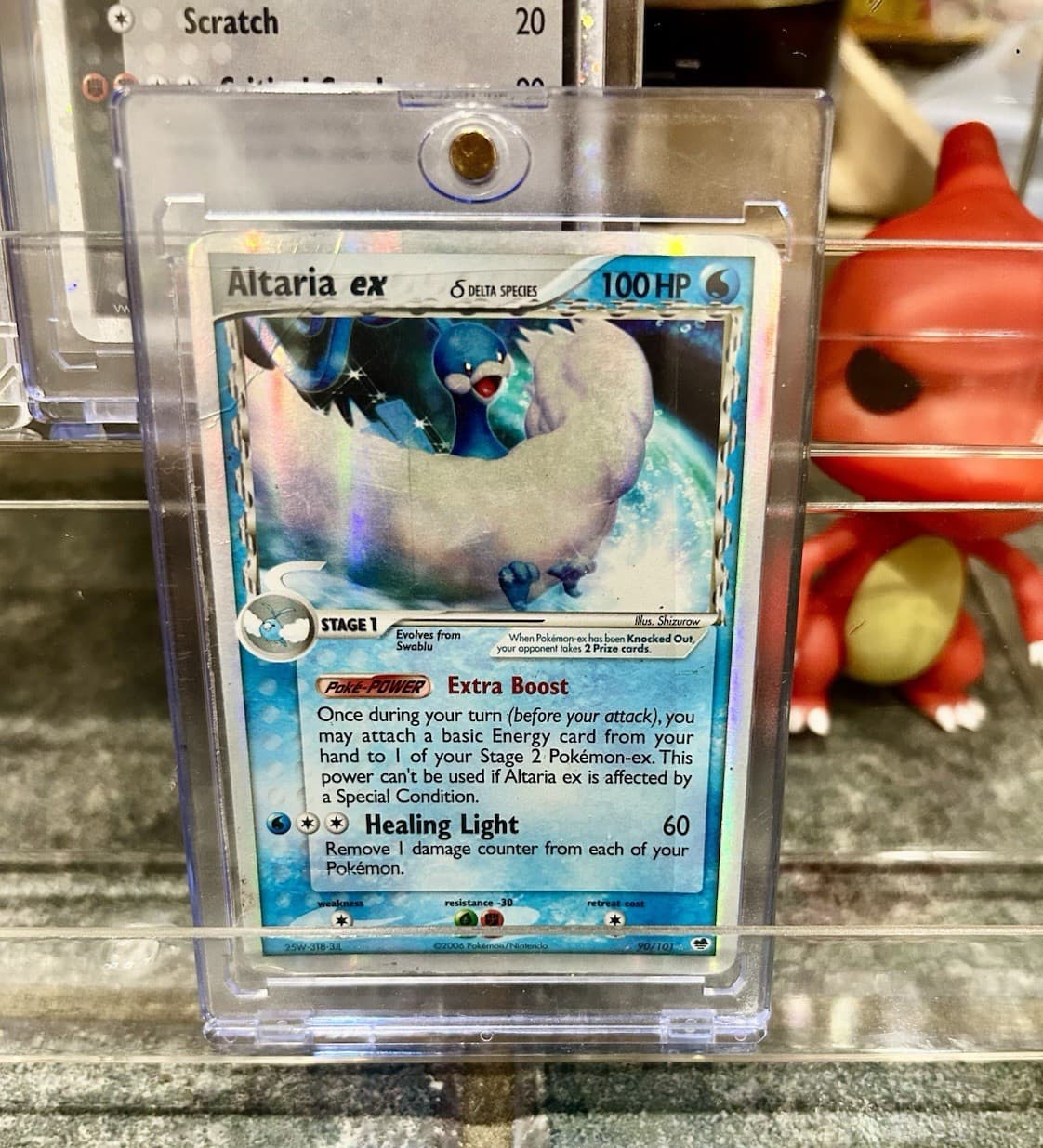 Pokémon TCG Altaria ex 90/101 Dragon Frontiers Holo EX English 100 HP 2006