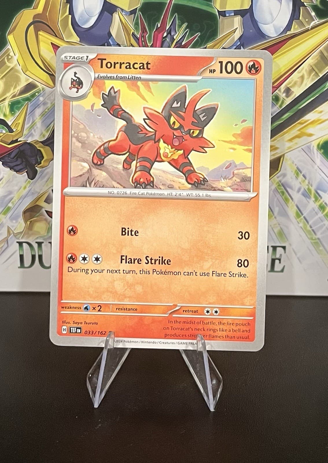 Torracat - 33/162 Temporal Forces - Pokémon TCG Card New ✨