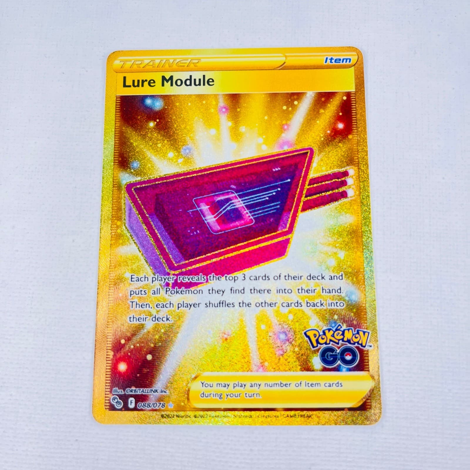 Lure Module (Secret) Holo Secret Rare Pokemon GO 088/078 NM