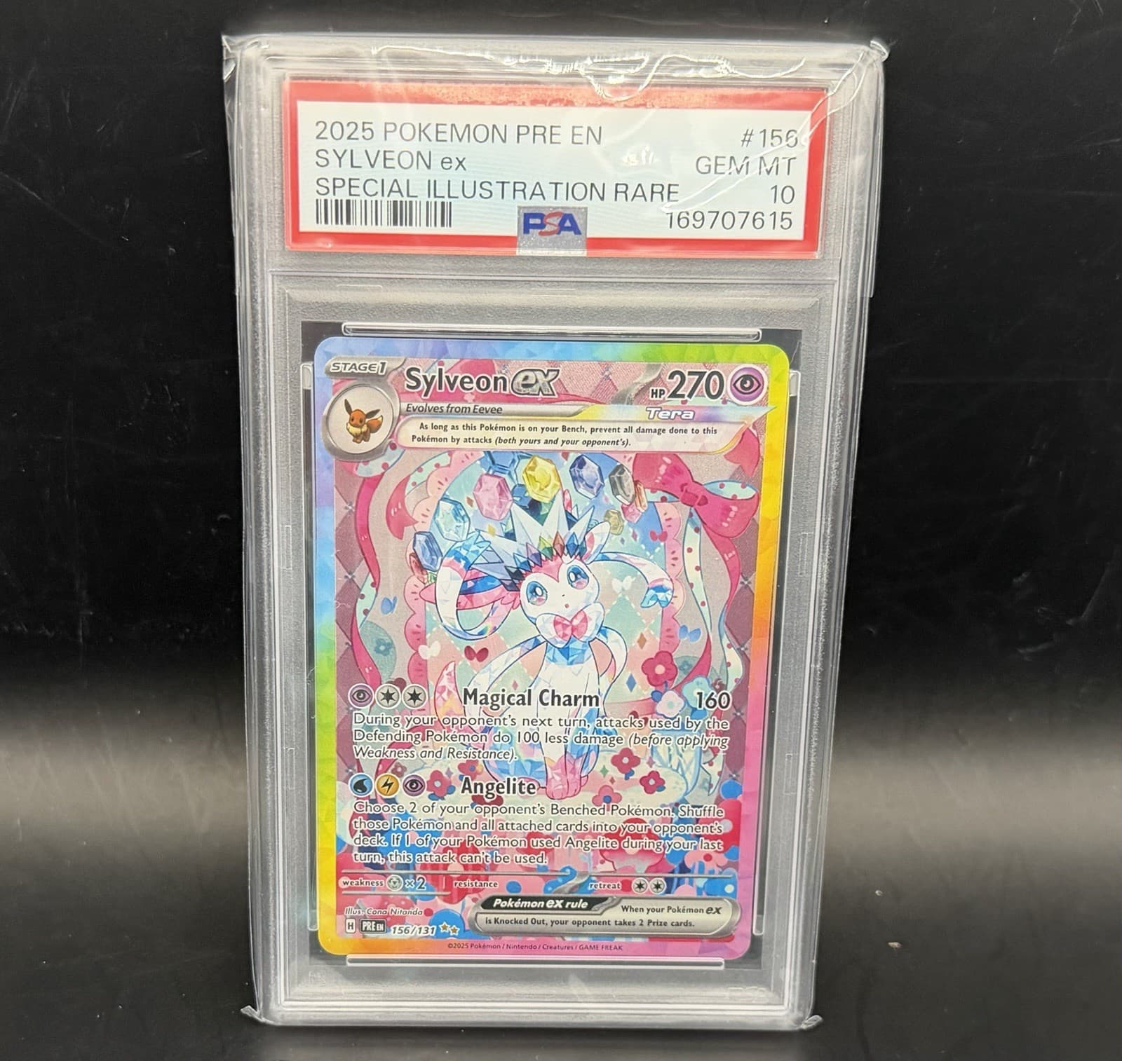 Sylveon ex 156/131 PSA 10 Pokemon S&V Prismatic Evolutions