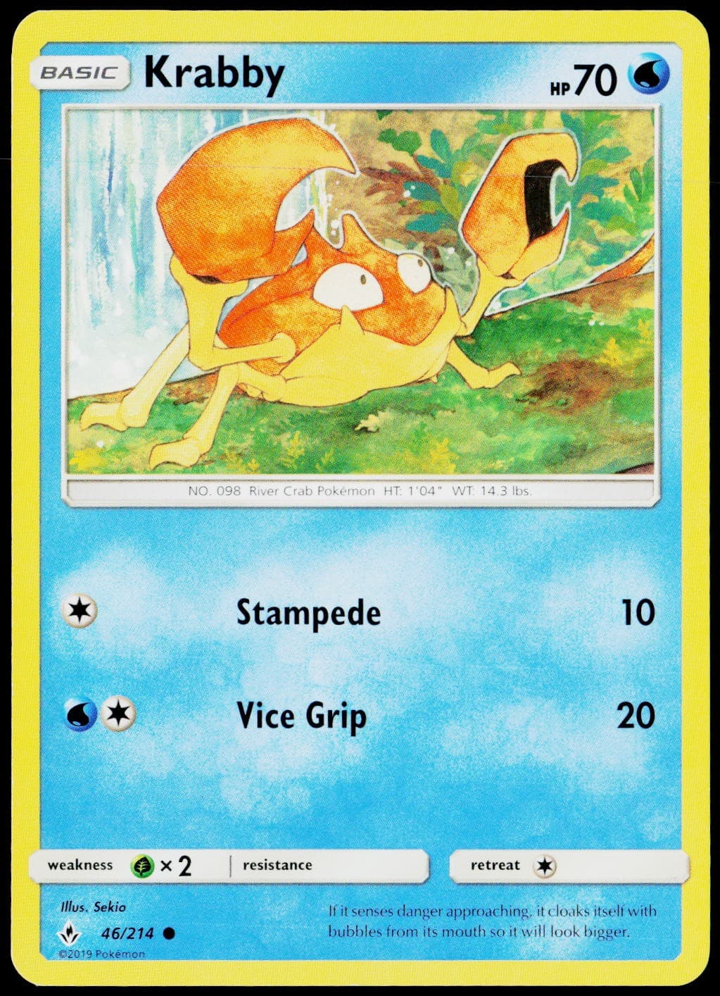 Krabby 46/214 SM - Unbroken Bonds LP
