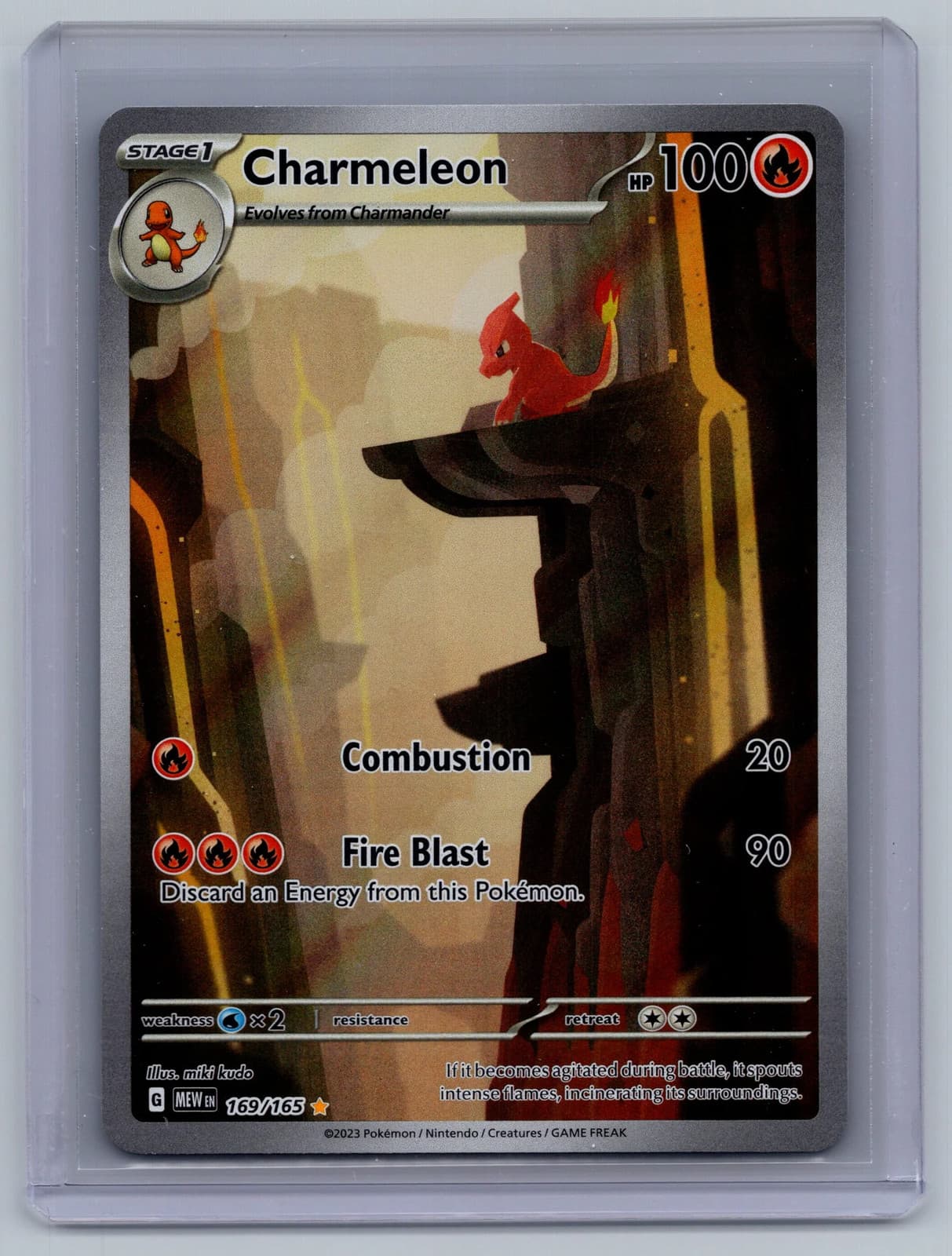 2023 Scarlet & Violet 151 Charmeleon Secret Rare #169/165