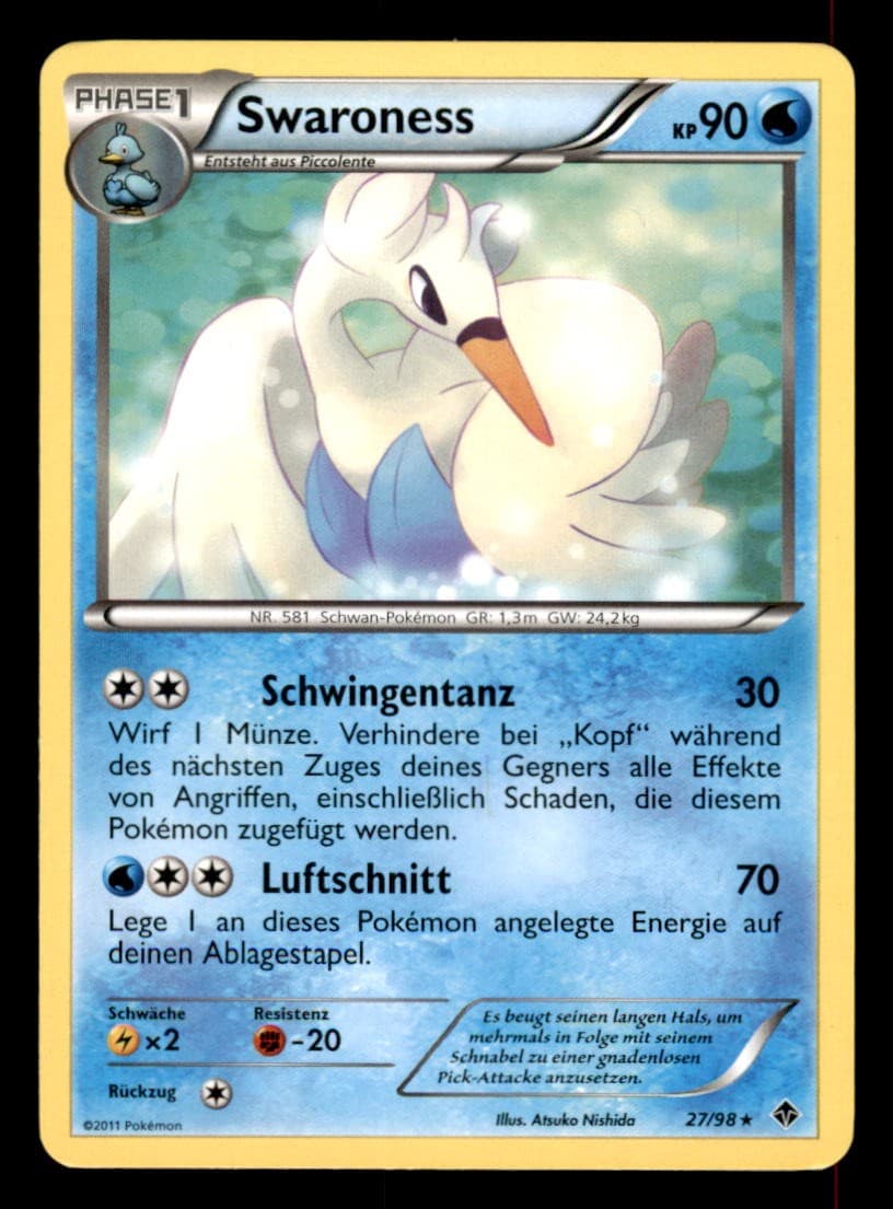 Pokemon Swaroness 27/98 Aufstreben der Mächtigen Deutsch
