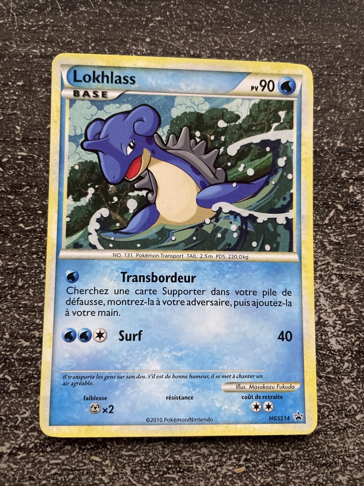 LOKHLASS HOLO - POKÉMON HGSS14 PROMO HGSS NEUF FR