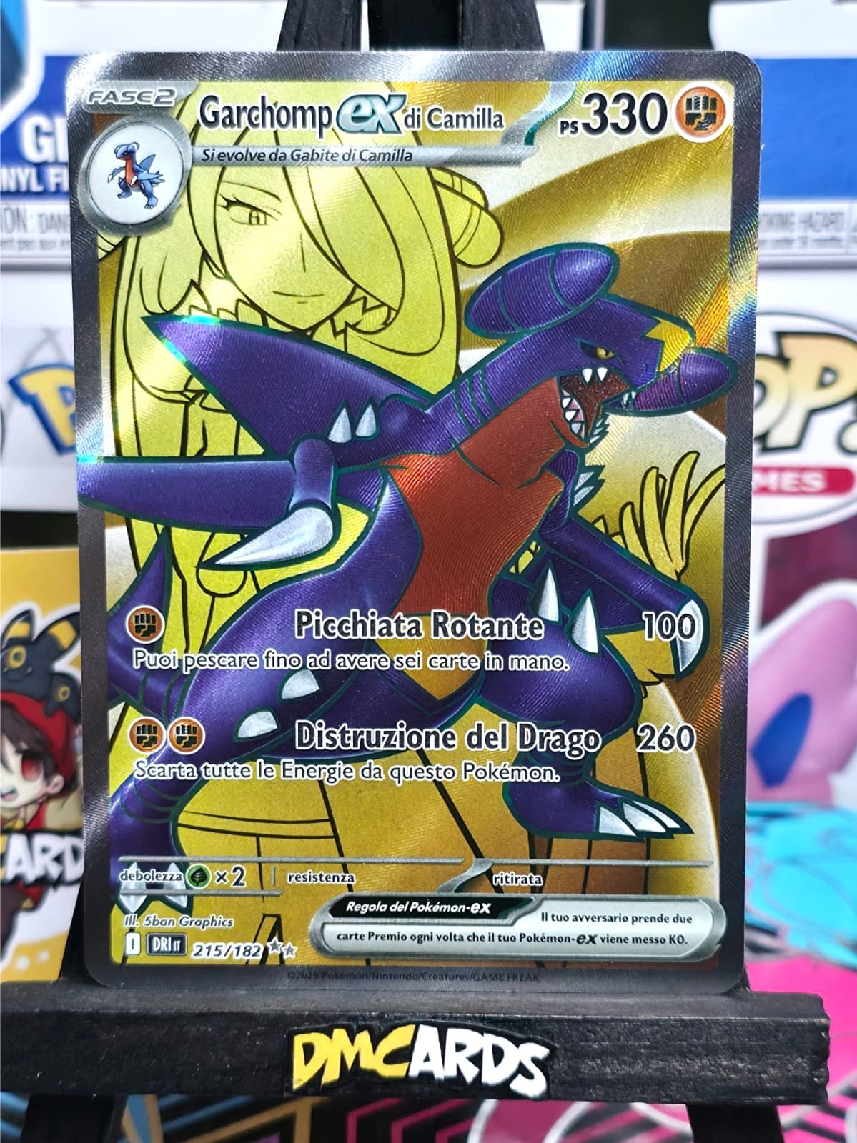 Pokemon Garchomp Ex di Camilla 215/182 | Rivali Predestinati DRI Ita | Near Mint