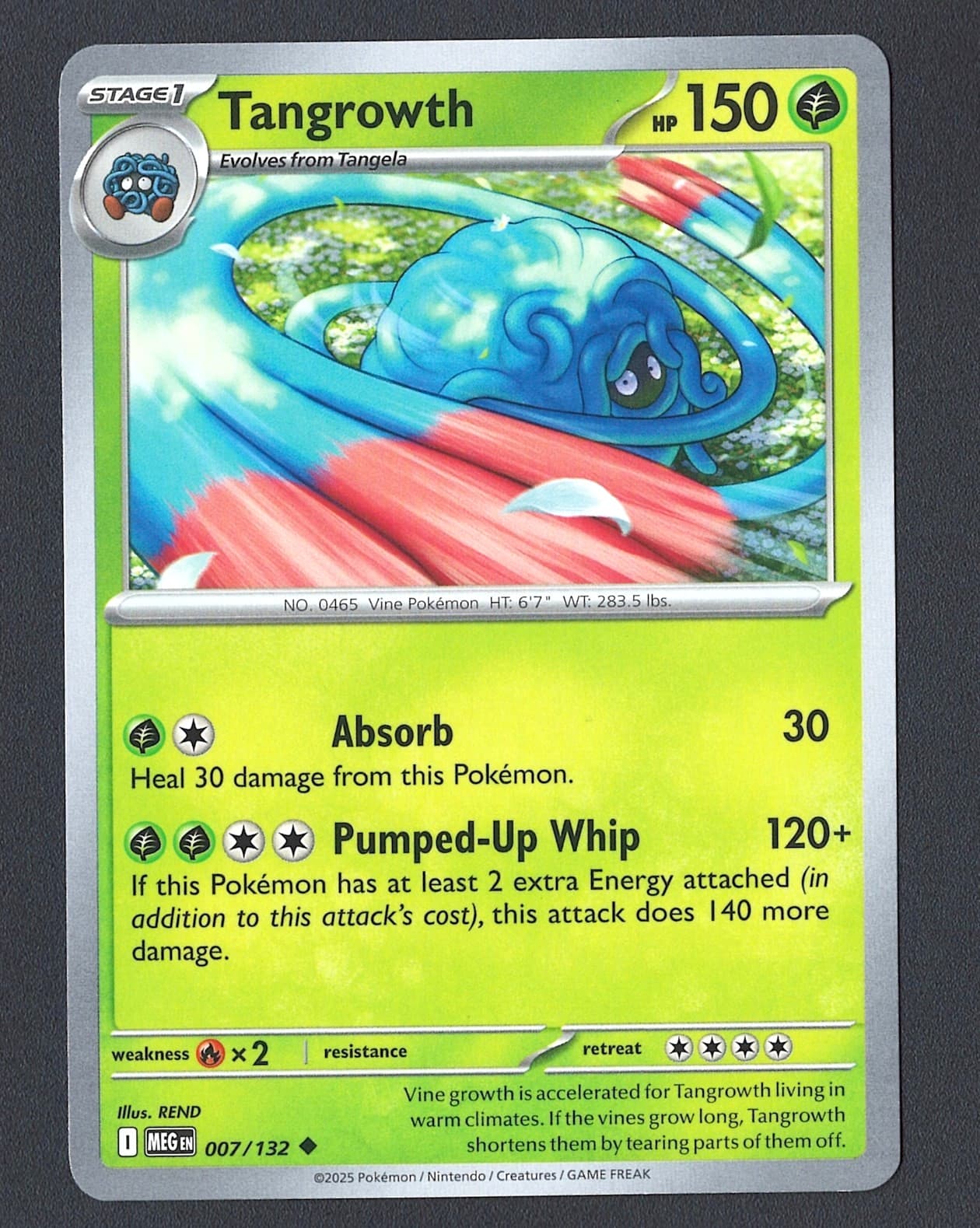 Tangrowth 7/132 | Mega Evolution | Regular | Pokemon (NM/LP)