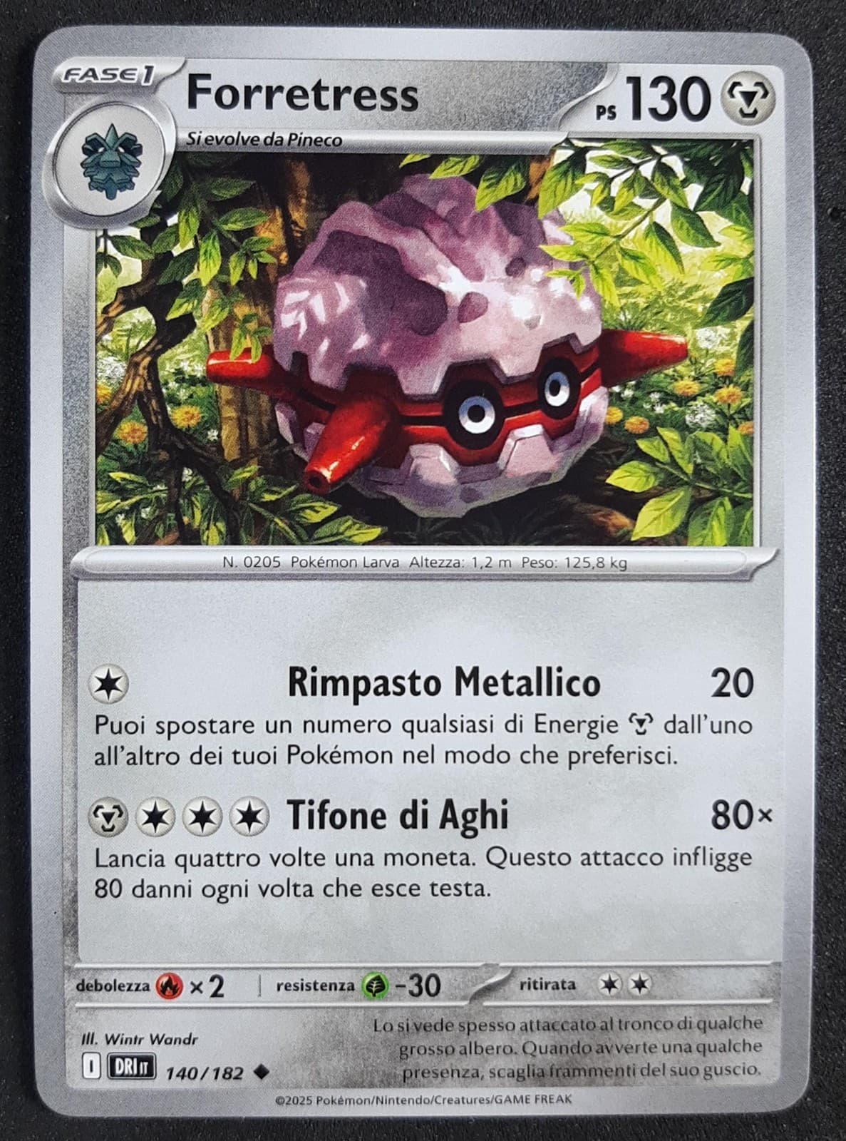 FORRETRESS DRI 140/182 in Italiano POKEMON Rivali Predestinati