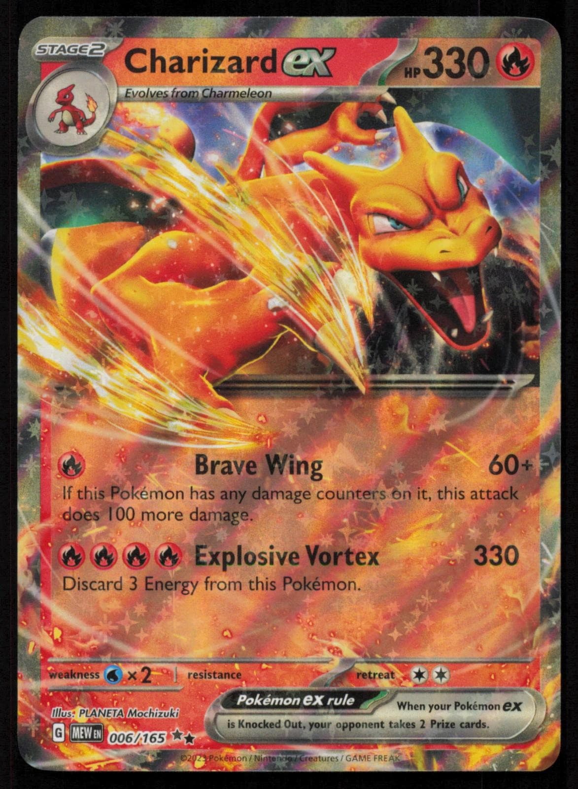 Charizard ex 006/165 151 Ultra Rare Holo Pokemon NM/M