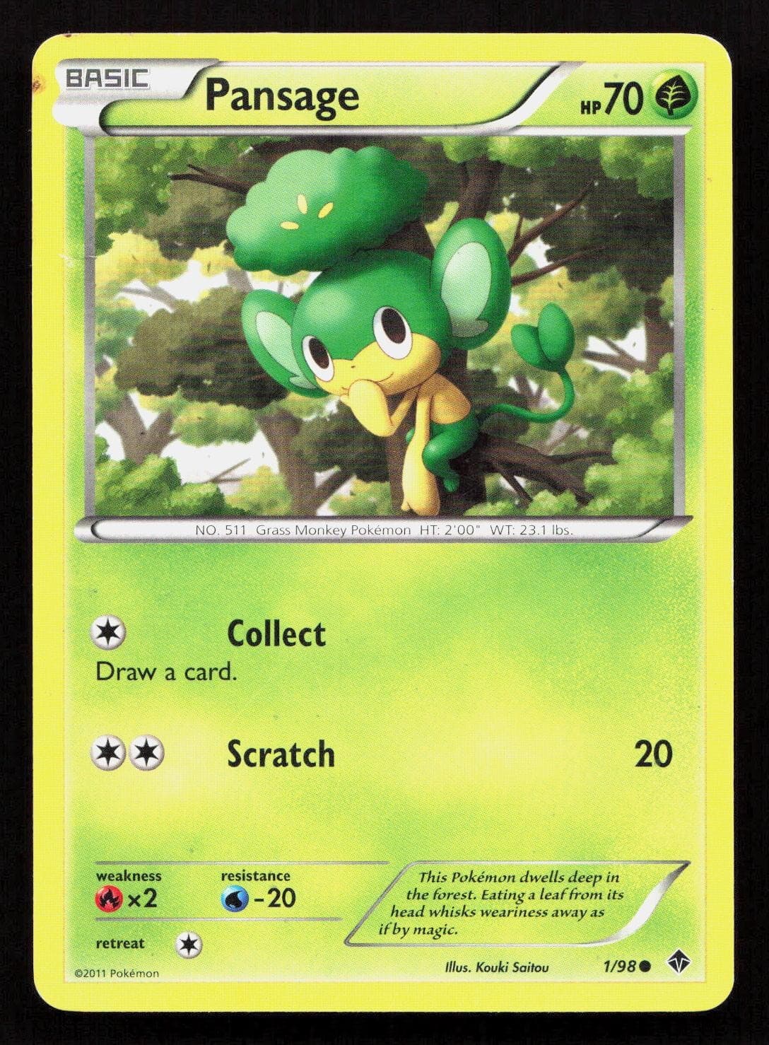 PANSAGE 1/98 Pokemon EMERGING POWERS