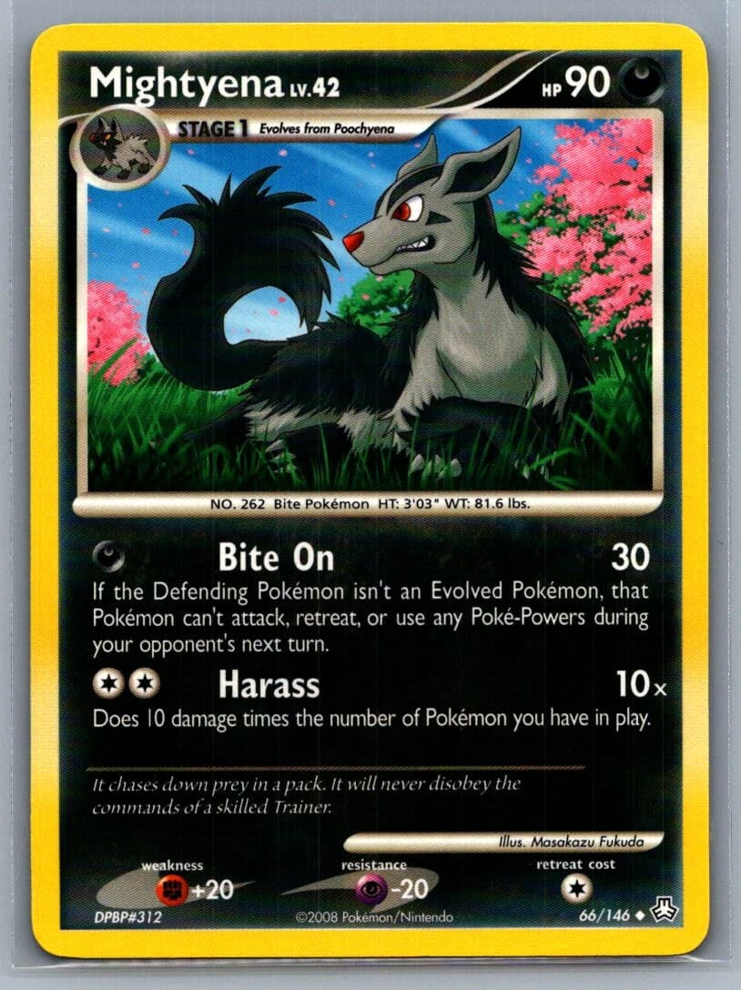 Mightyena 2008 Legends Awakened 66/146 Uncommon