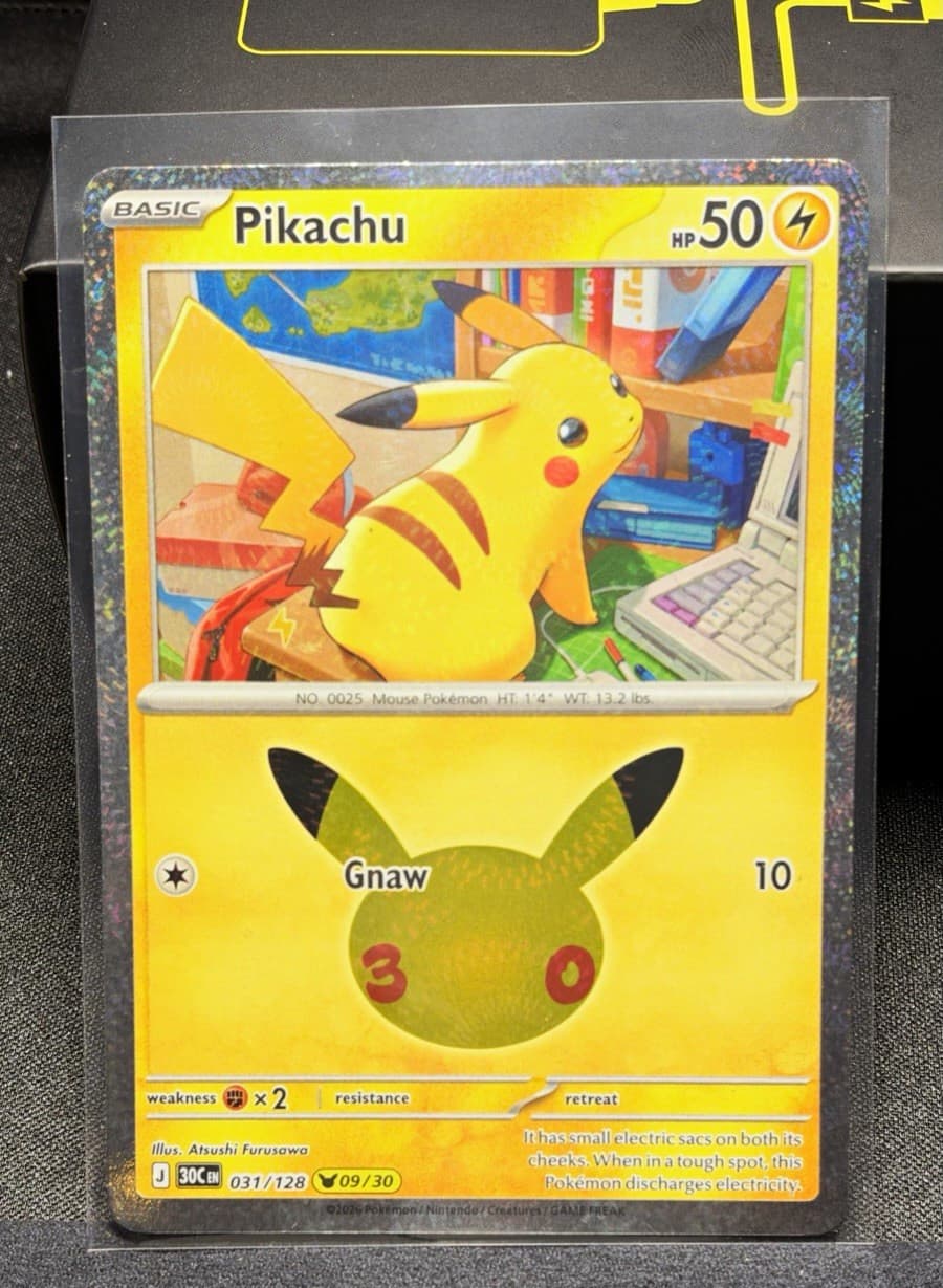Pikachu #31 Pokemon 30th Celebration