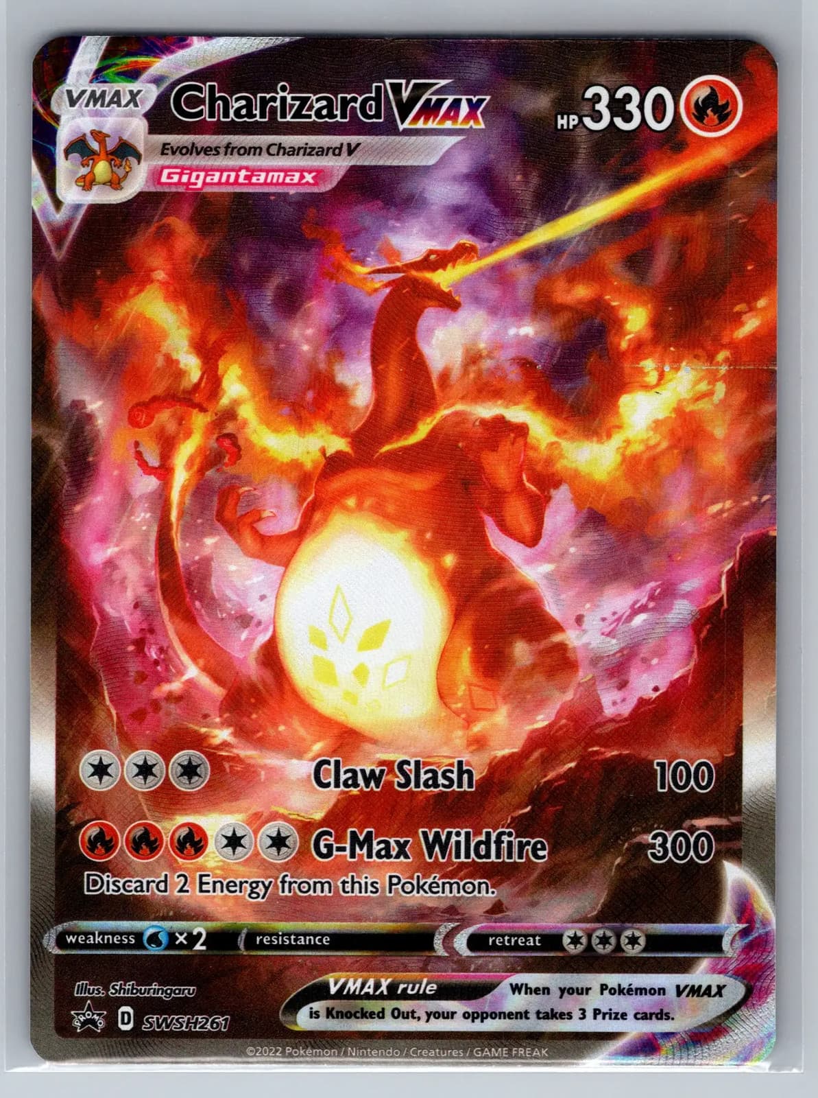Charizard VMAX #SWSH261 Sword & Shield Pokemon TCG NM — photo 1 of 2