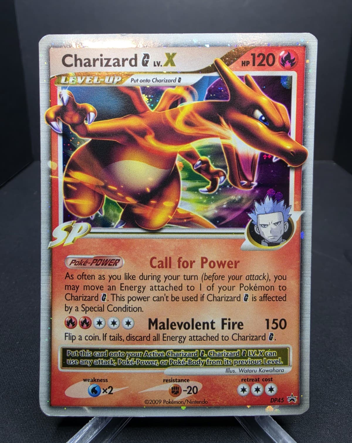 Pokemon Charizard G LV.X DP45 Diamond and Pearl Black Star Promo