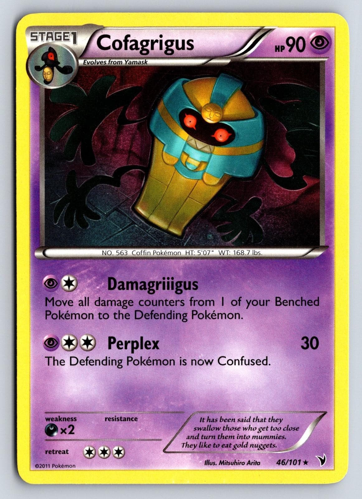 Cofagrigus 46/101 Noble Victories Pokemon