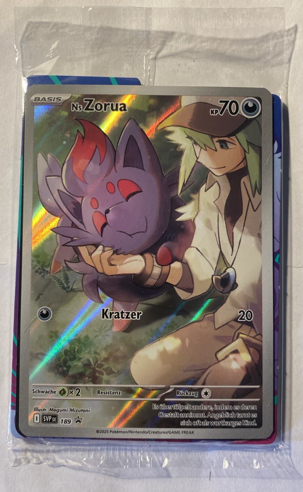 Pokemon Ns Zorua Deutsch SVP DE 189 Reisegefährten Promo IL OVP Sealed