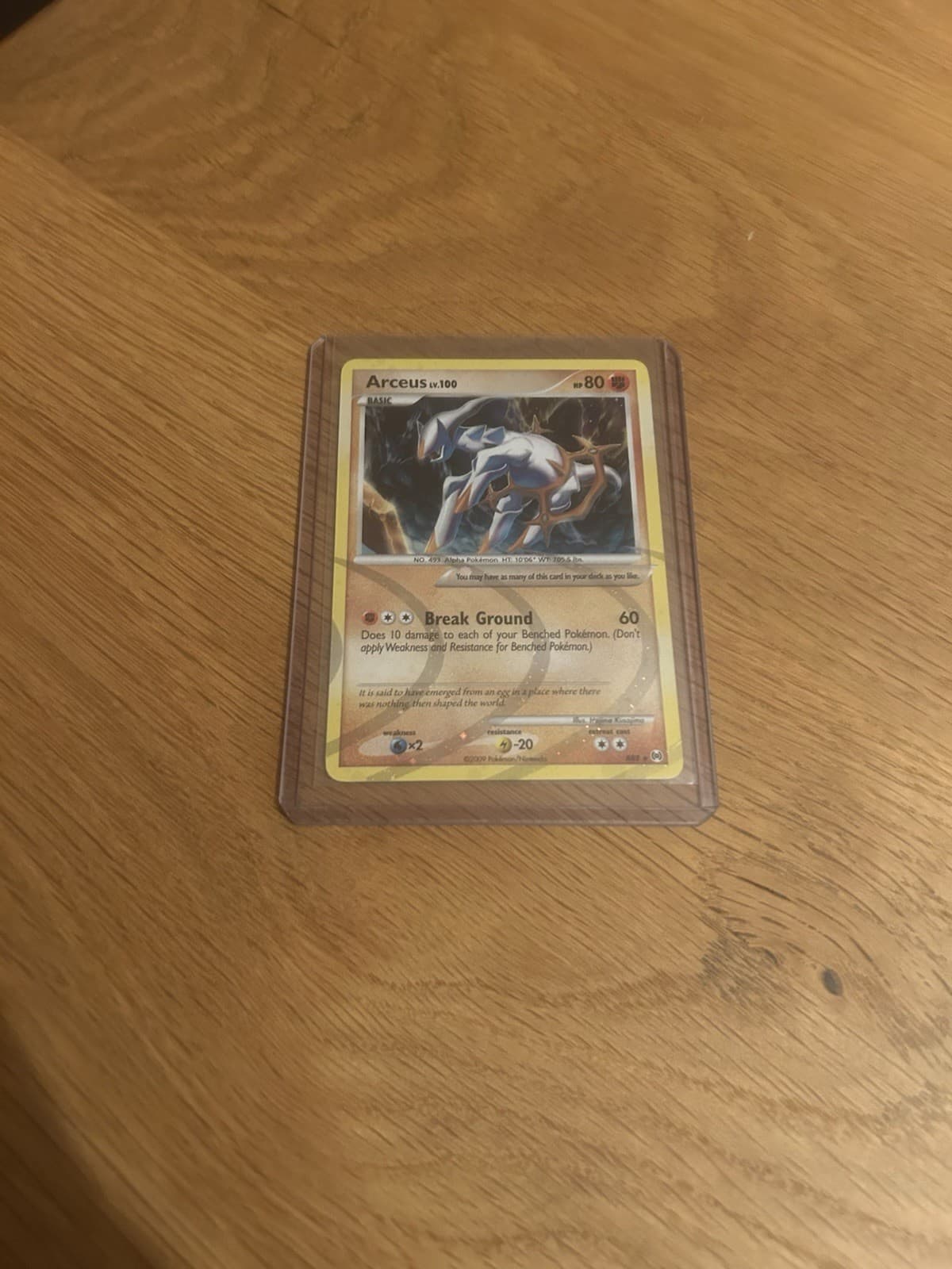 Pokémon Karte Arceus AR8 Holo Eng