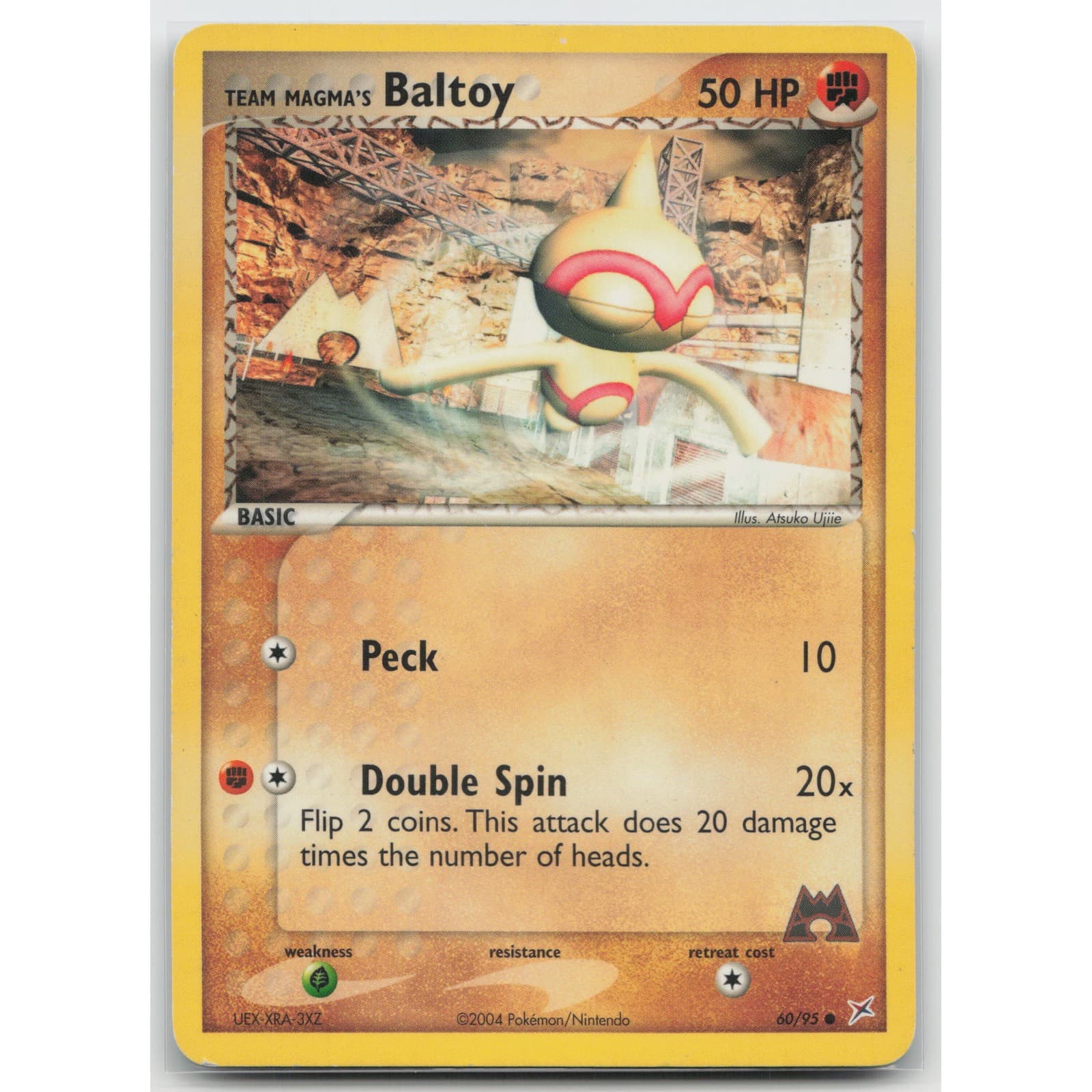 Team Magma's Baltoy Team Magma vs Team Aqua 60/95 Common LP Pokemon