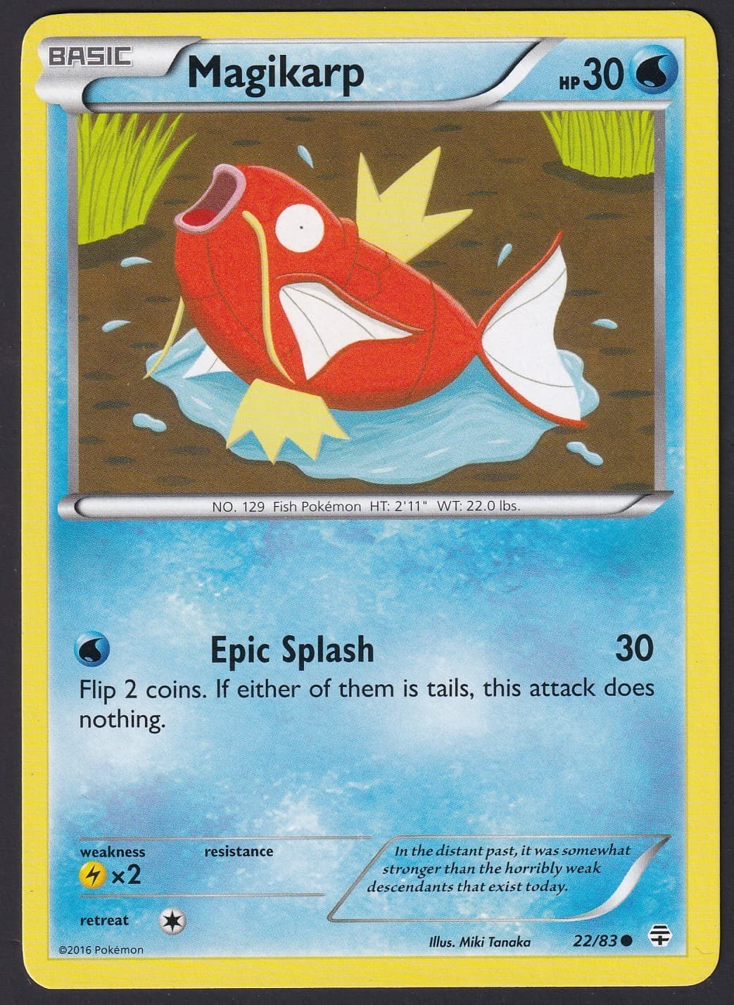 Magikarp 22/83 Common Generations Pokemon Near Mint Listing 1