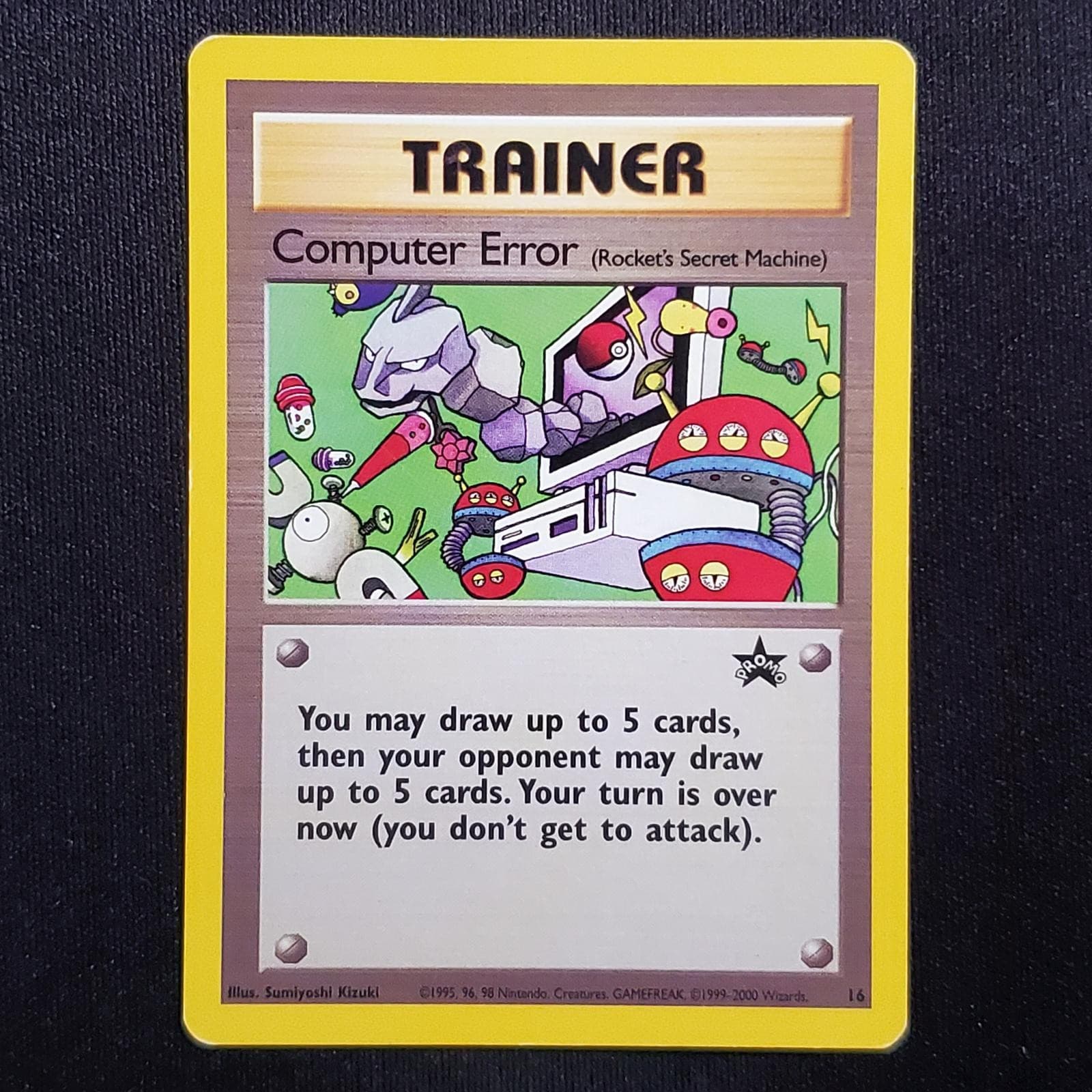 Computer Error 16 Promo Wizards Black Star Promos Pokemon Moderately Played
