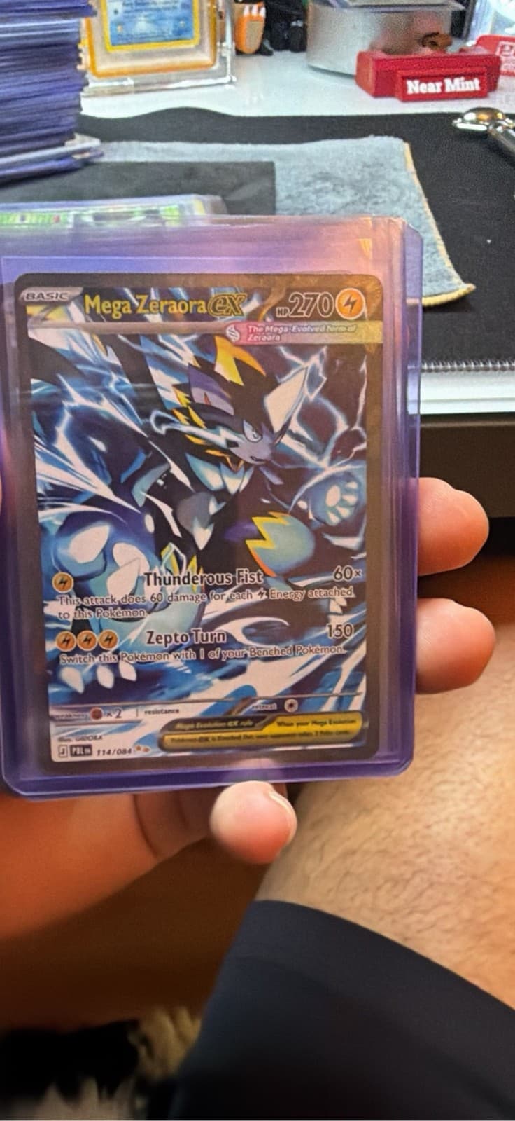 Mega Zeraora ex 114 - ME05: Pitch Black Pokemon