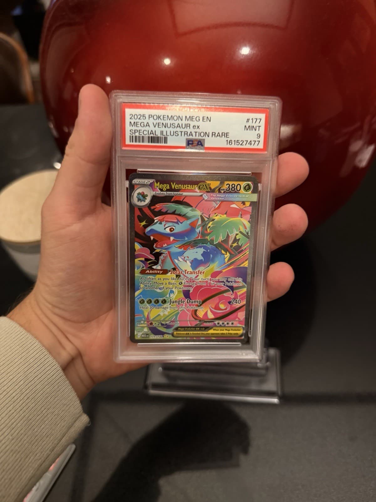 Pokemon 2025 Mega Venusaur ex 177/132 SIR Mega Evolution PSA 9