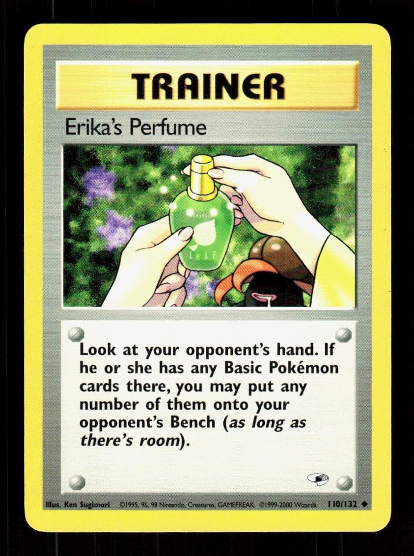 Erika's Perfume 110/132 Uncommon Gym Heroes Pokemon Unlimited NM