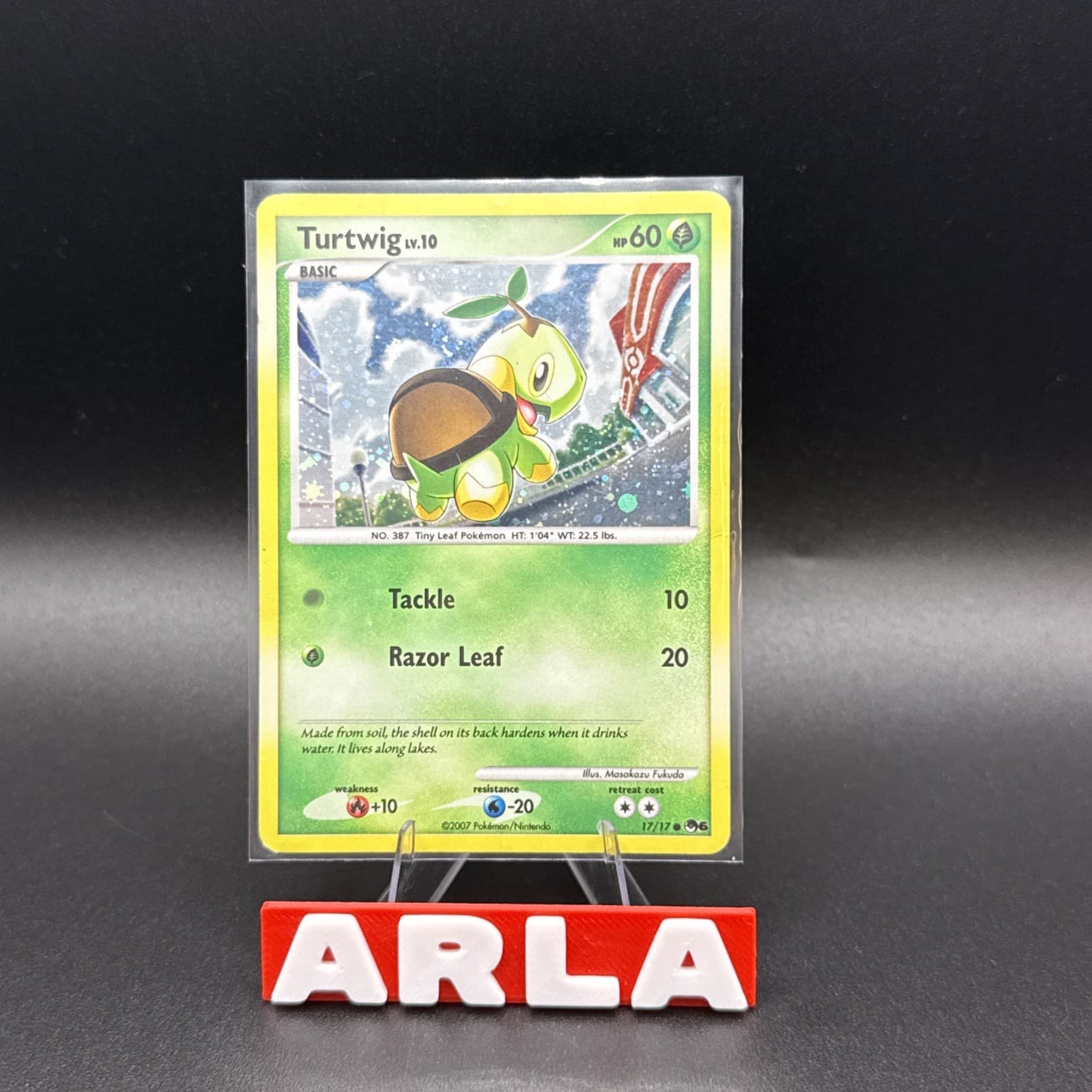 Turtwig 17/17 LP POP Series 6 Pokemon Holo played