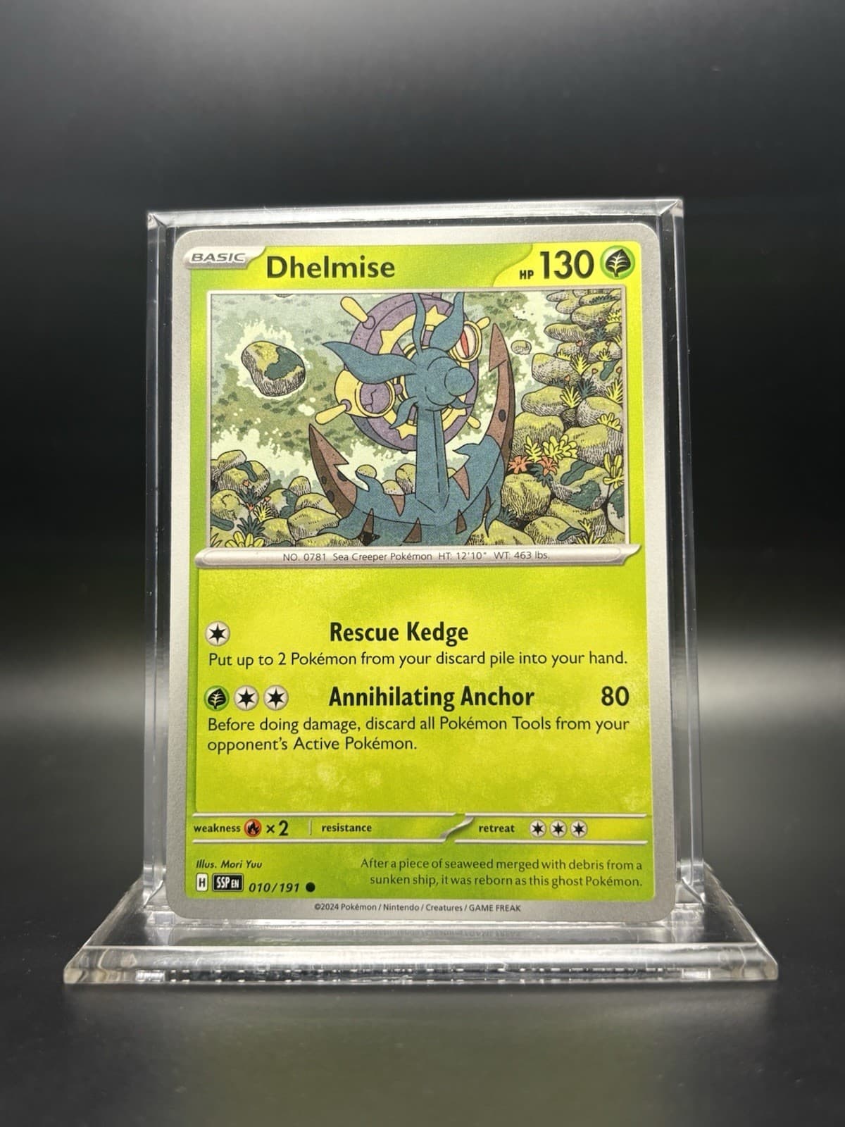 2024 Pokémon Surging Sparks -Dhelmise No. 10/191