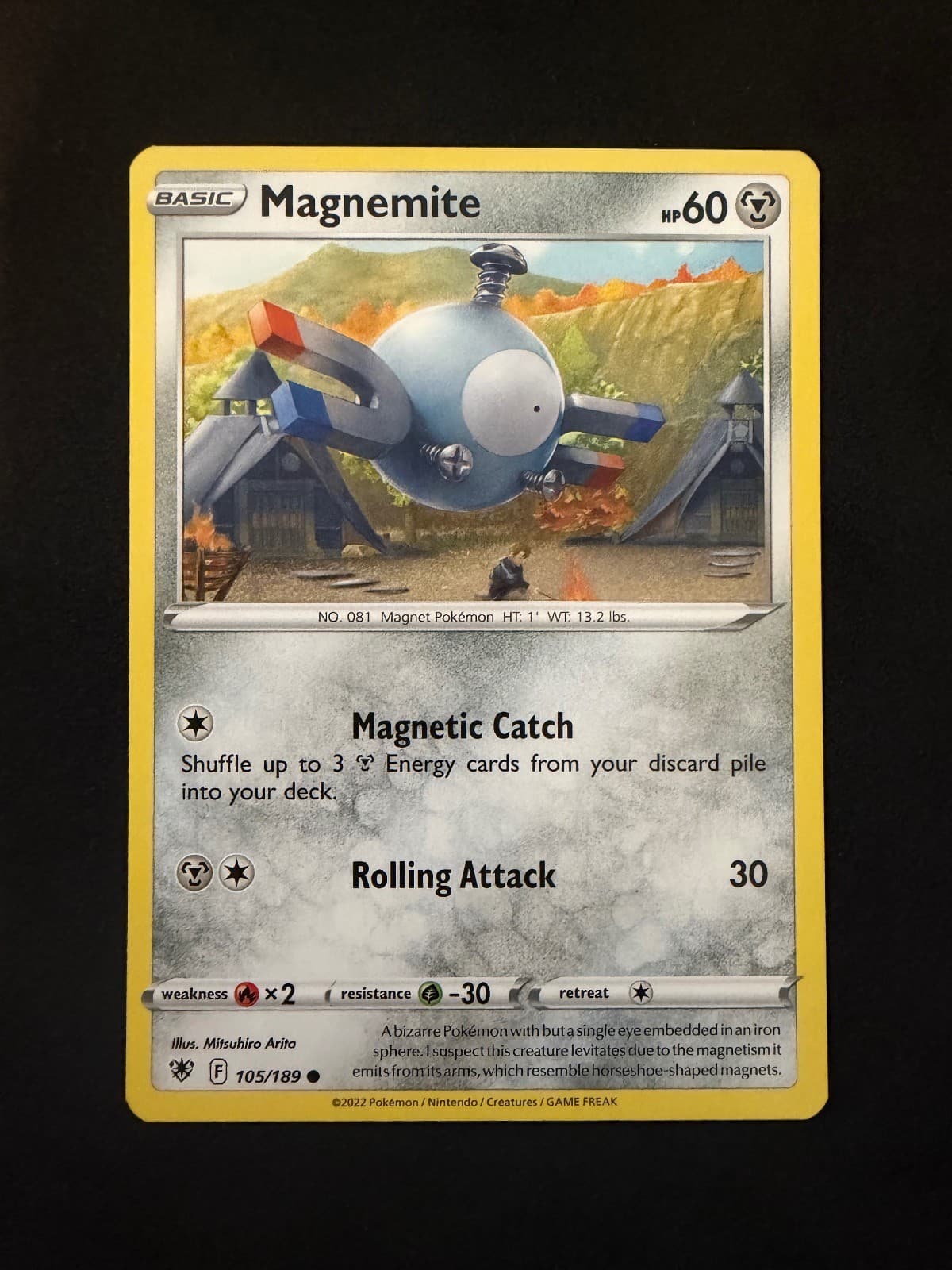 Magnemite 105/189 Common Astral Radiance Pokemon Near Mint