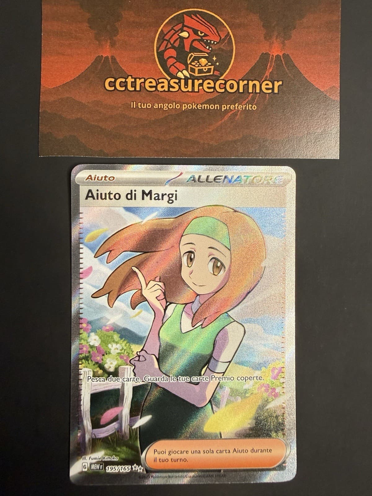 Aiuto di Margi - 195/165 - Pokemon 151 MEW - ITALIANO 🇮🇹 - NEAR MINT