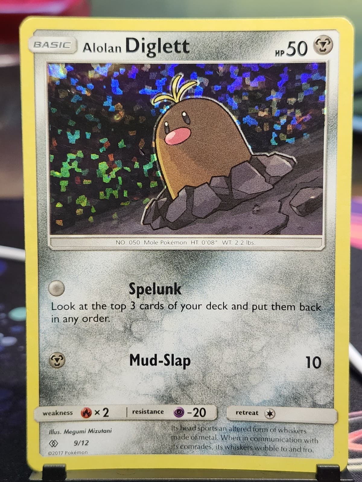 Alolan Diglett 009/012 McDonald's 2017 Holo