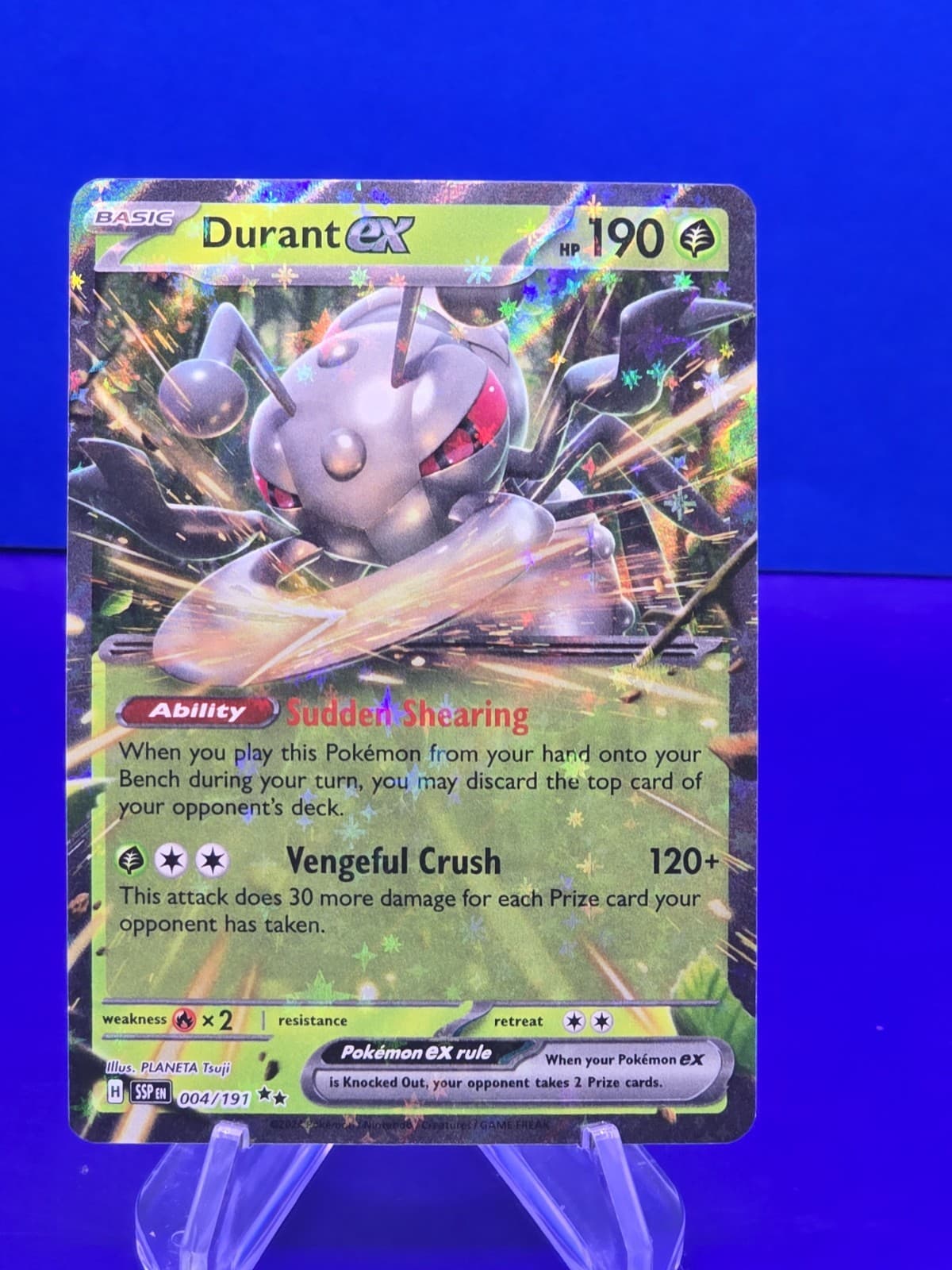 Durant EX 004/191 Surging Sparks Double Rare Pokemon Card
