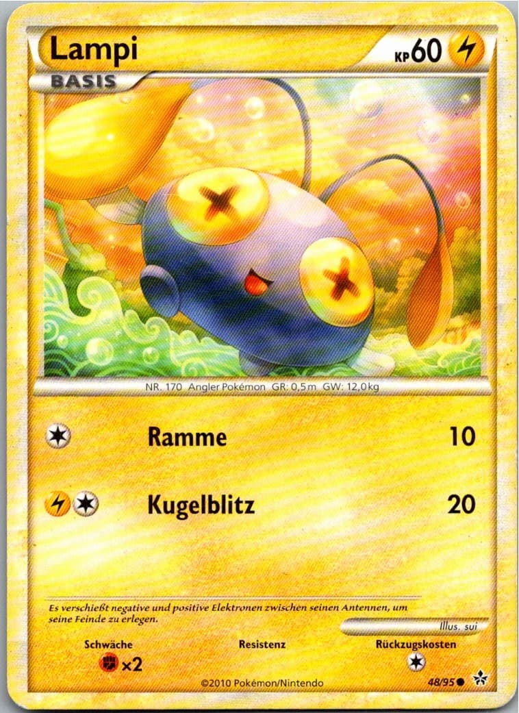 Pokémon Lampi 48/95 - Entfesselt - Deutsch 2010