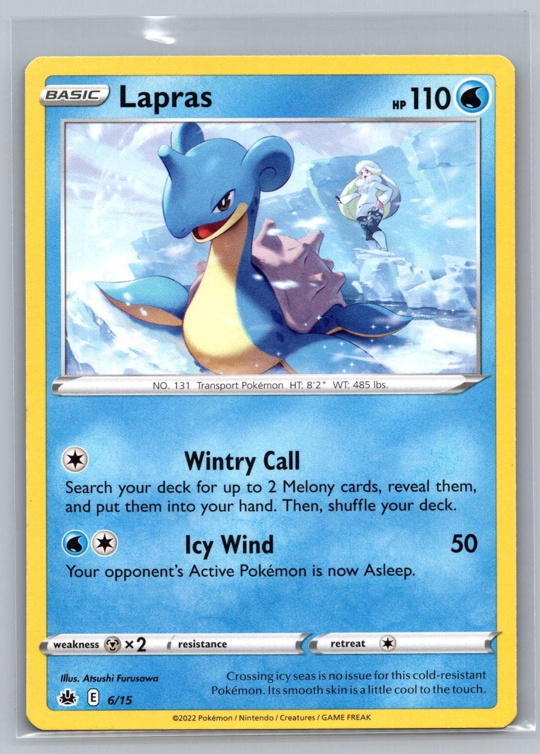Lapras 006/015 Promo McDonald's Promos 2022 Pokemon NM