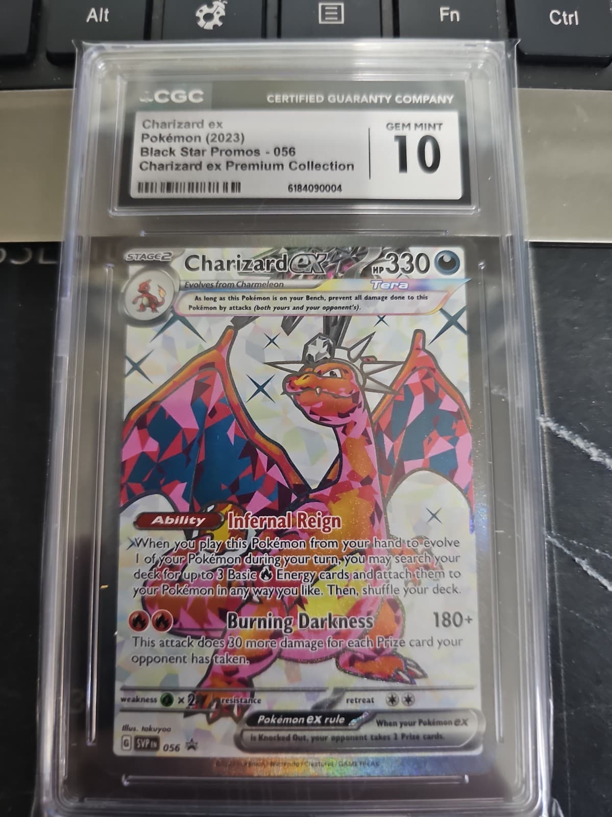 2023 SVP Black Star Promo Charizard ex #056 English PSA 10