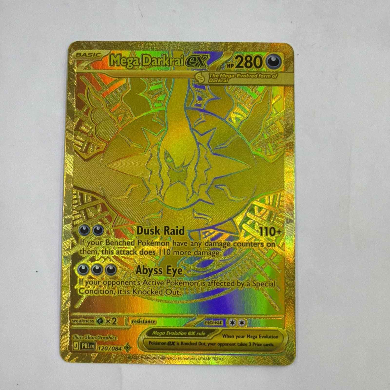 Mega Darkrai ex 120/084 Me05: Pitch Black