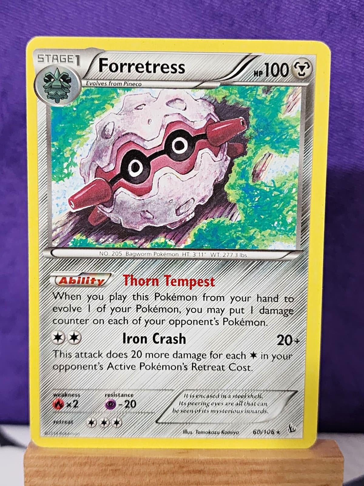 Pokémon TCG Forretress Flashfire 60/106 Rare