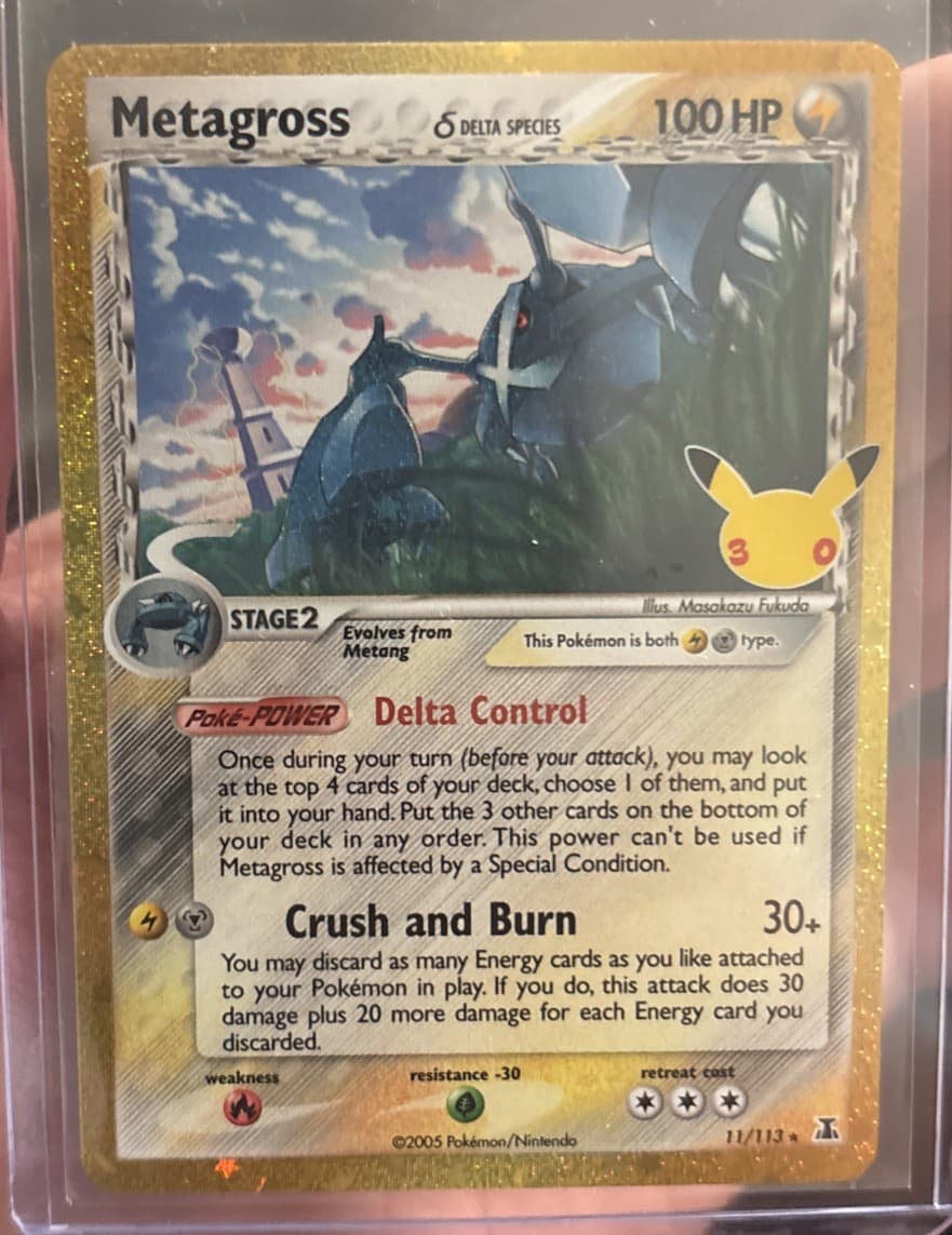 Metagross Delta Species 11/113 Pokemon 30th Celebration Classic Collection