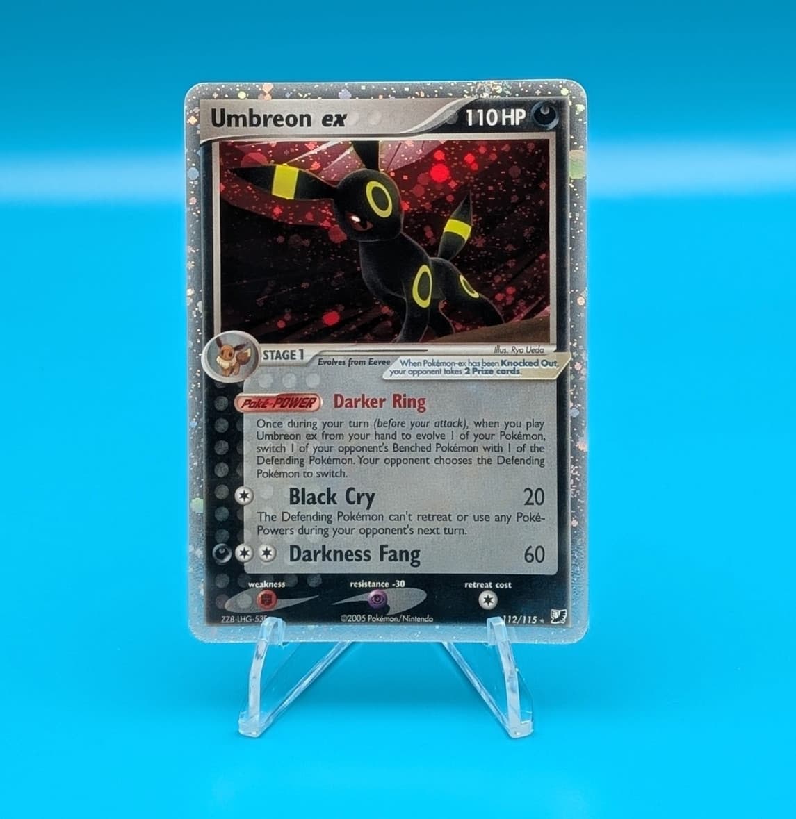 Pokemon TCG EX Unseen Forces 112/115 Holo Umbreon ex Ultra Rare Foil