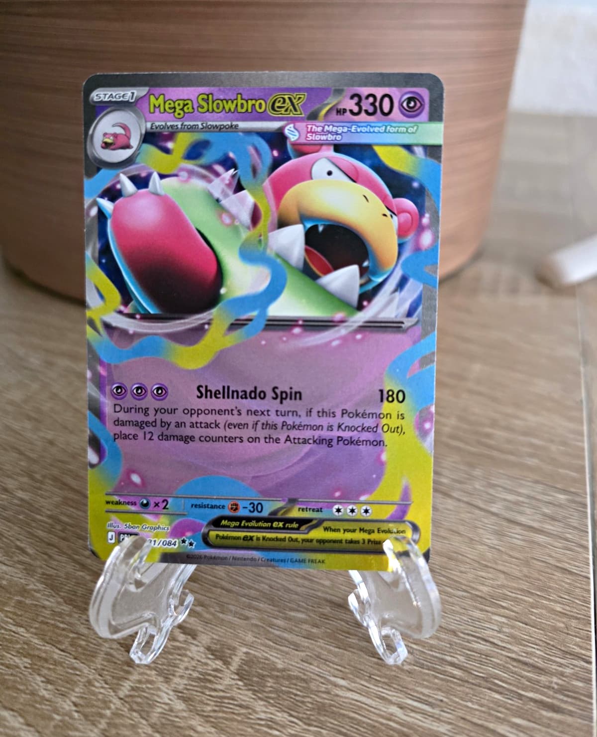 Mega Slowbro EX 31/84, Near Mint, Pitch Black, Pokemon, 2026