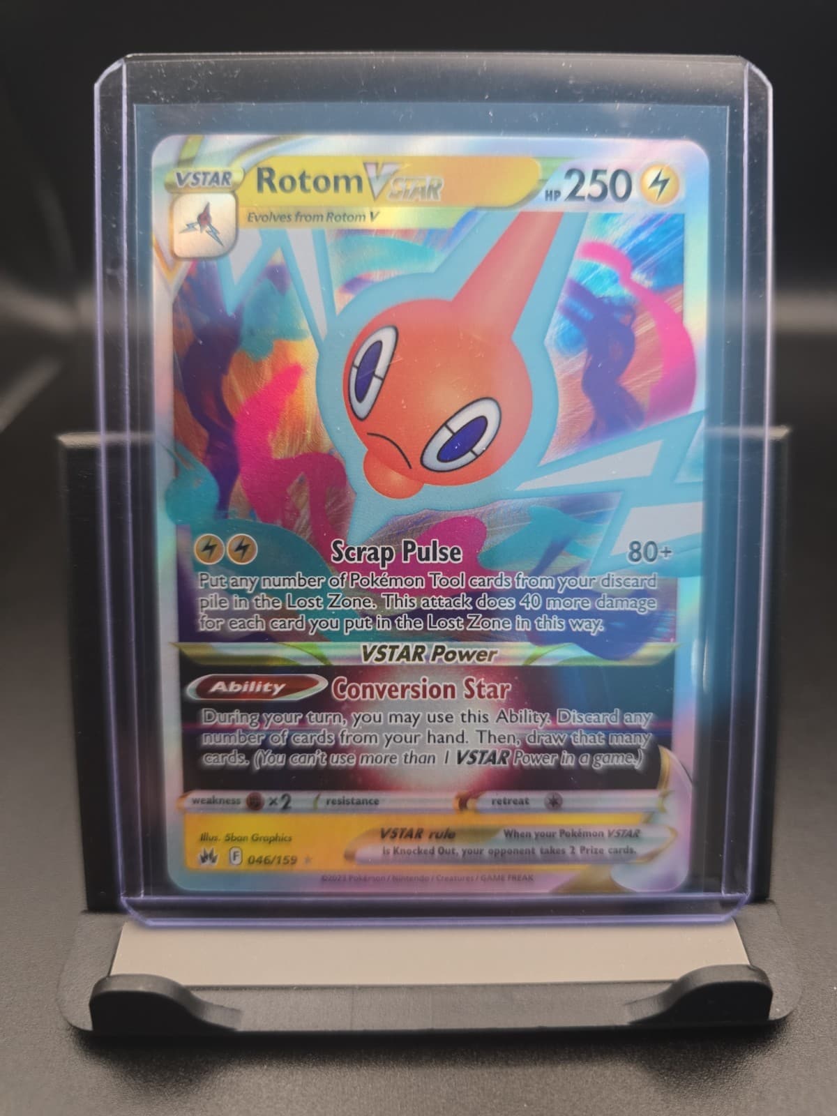 Rotom VSTAR 046/159 SWSH: Crown Zenith Holo