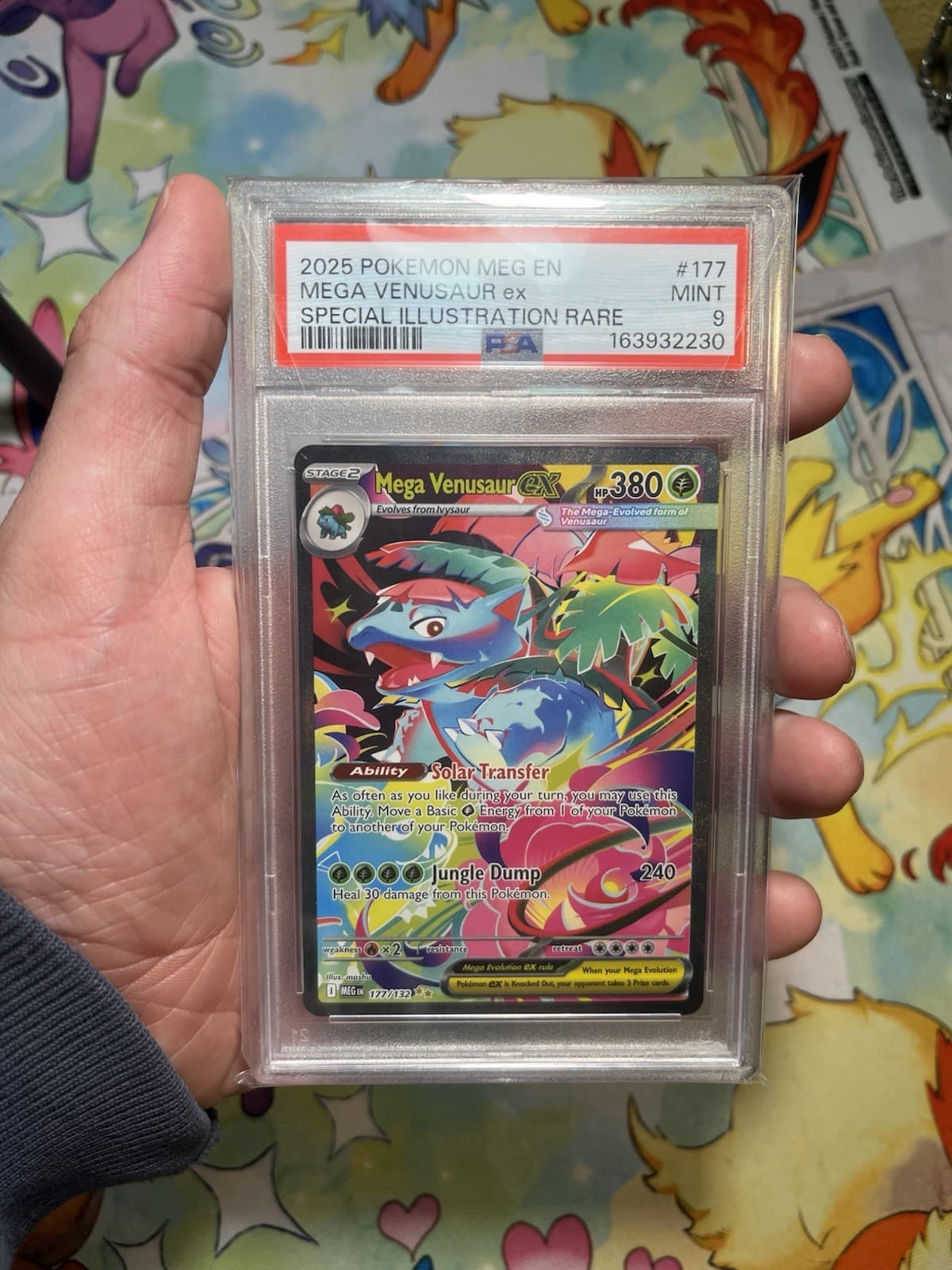 Mega Venusaur ex 177/132 Mega Evolution Holo PSA 9🔥