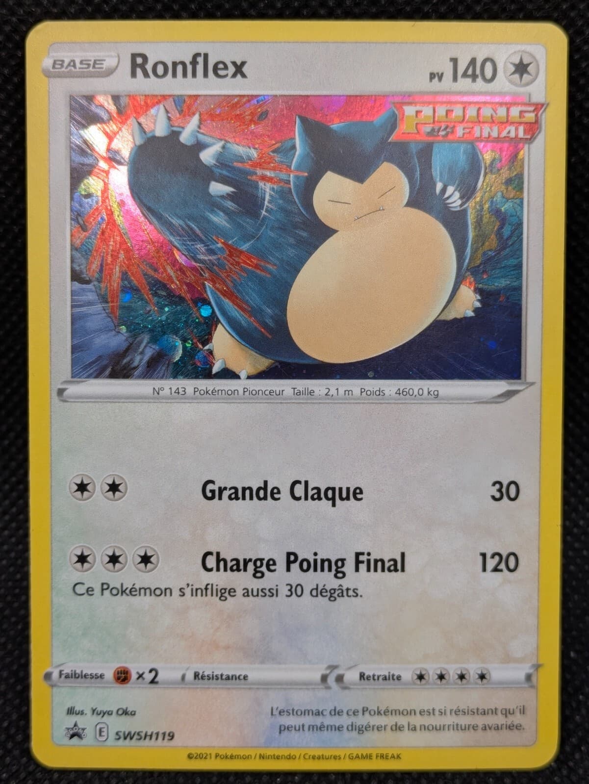 Carte Pokemon RONFLEX Français HOLO - PROMO FR - SWSH119 - Neuf