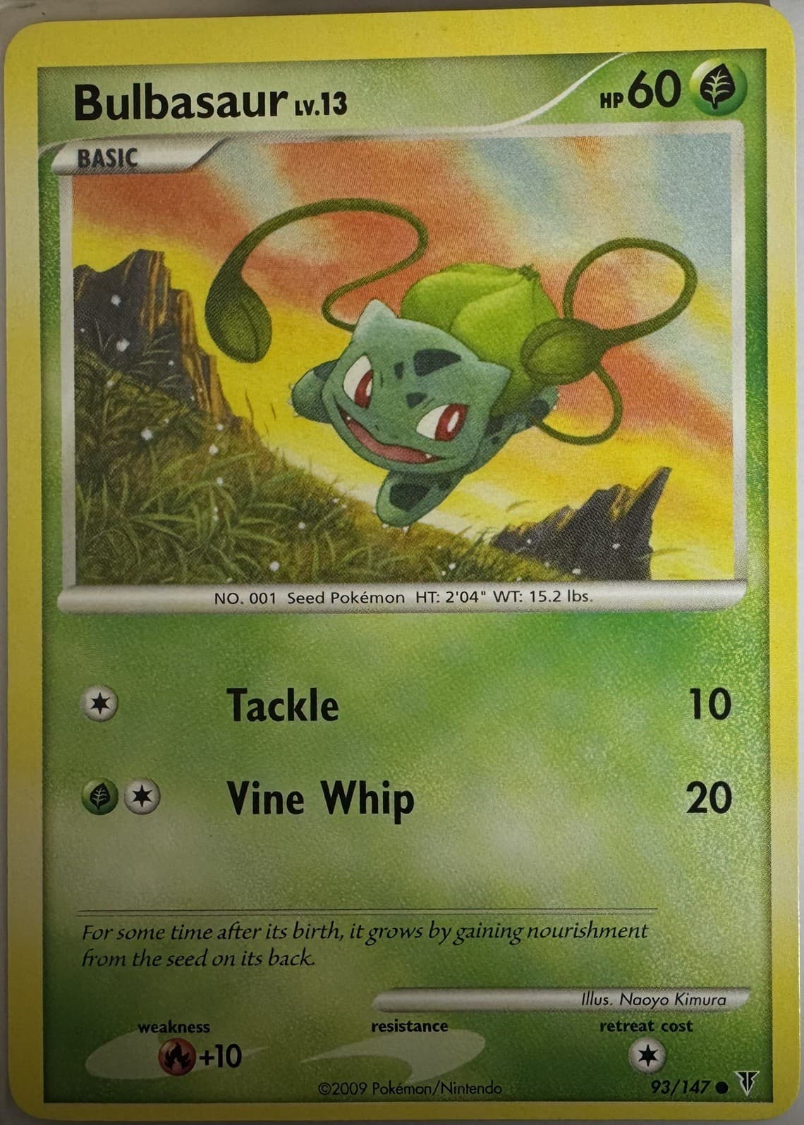 Bulbasaur 93/147 Common Supreme Victors Pokemon TCG