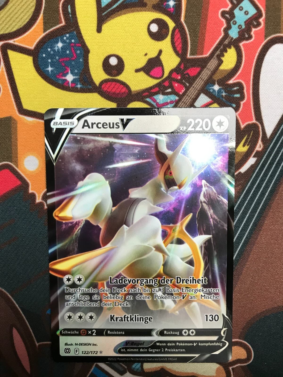 Arceus V 122/172 Strahlende Sterne deutsch Pokemon Karten NM
