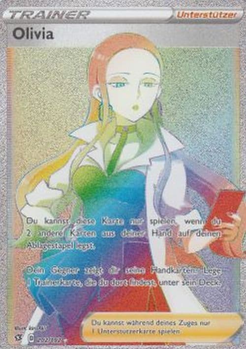 Olivia 202/192 Pokemon Clash der Rebellen Karte Deutsch